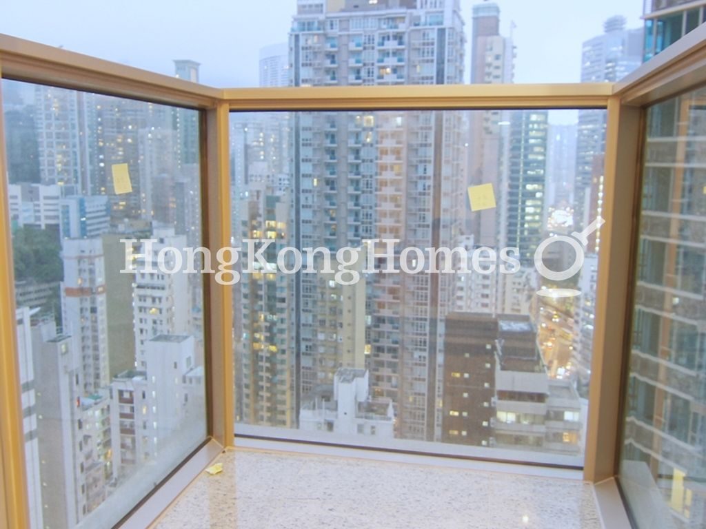 Balcony off Living and Dining Room — The Avenue - Phase 2 - Tower 3, Wan Chai