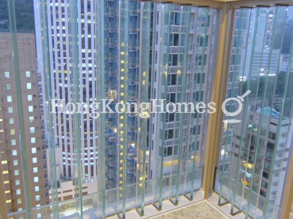 Balcony off Master Bedroom — The Avenue - Phase 2 - Tower 3, Wan Chai