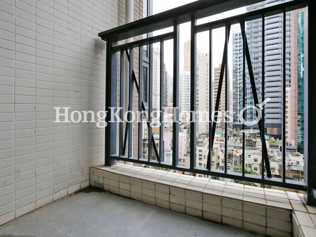 First Balcony off Living and Dining Room — The Met. Sublime, Sai Ying Pun