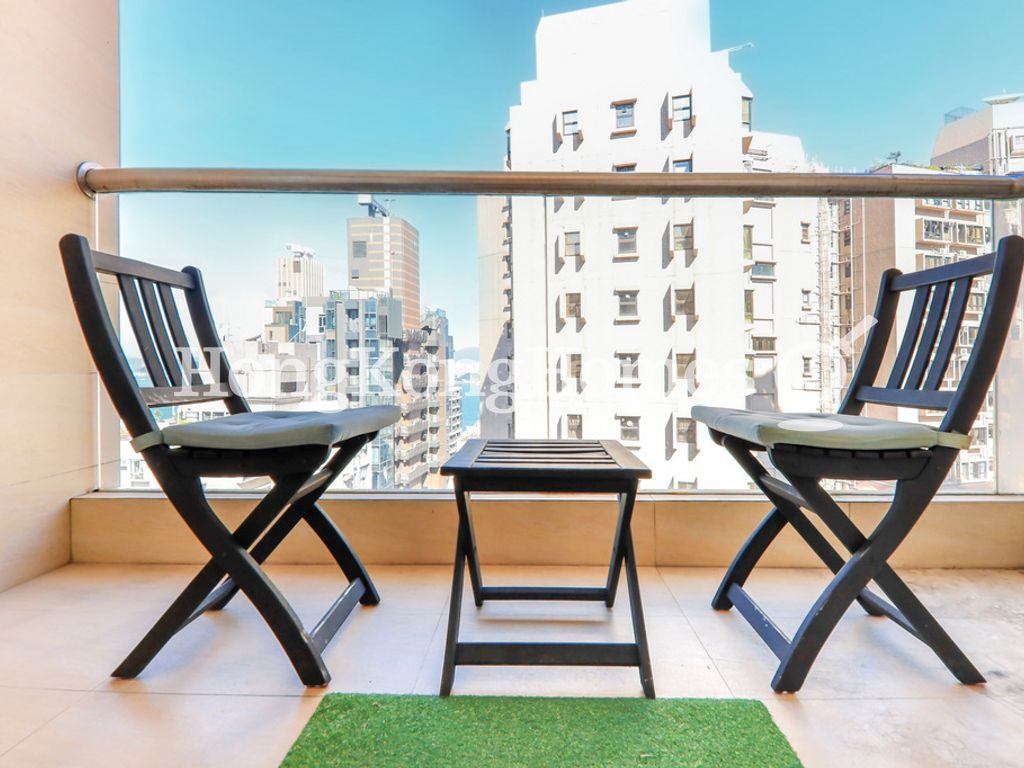 Balcony off Living and Dining Room — Rhine Court, Mid-levels West