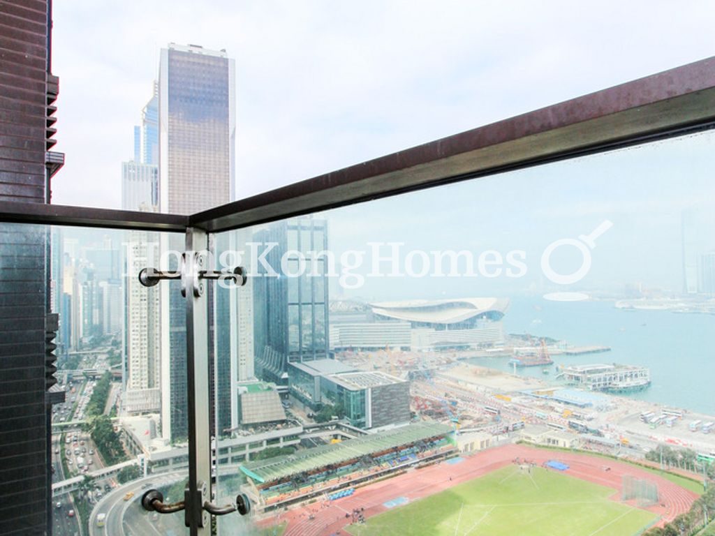 Balcony off Living and Dining Room — The Gloucester, Wan Chai
