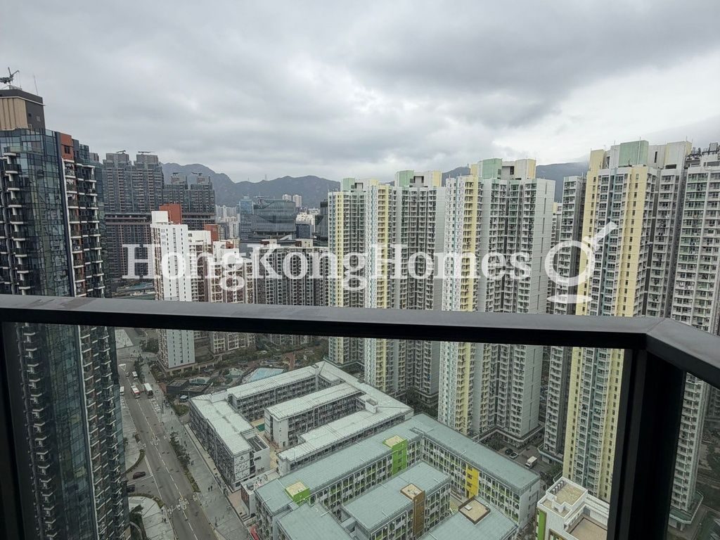 Balcony off Living and Dining Room — Victoria Skye - Ocean Waves - Tower 1, Kowloon City