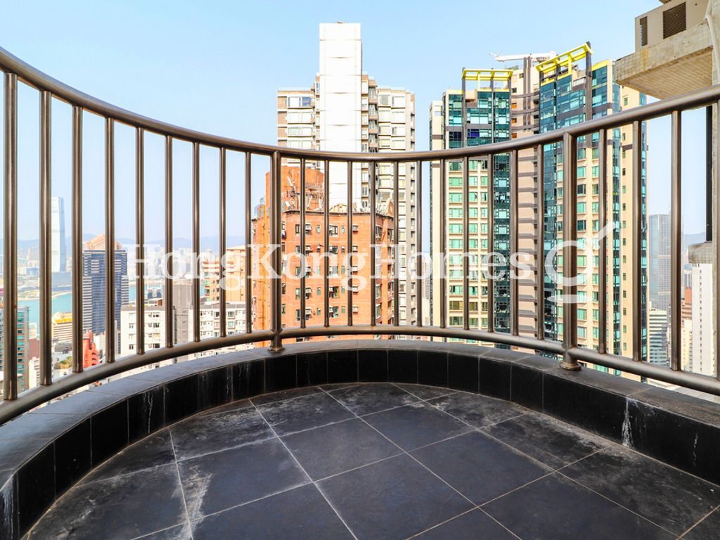Balcony off Living and Dining Room — Elegant Terrace - Block 02, Mid-levels West