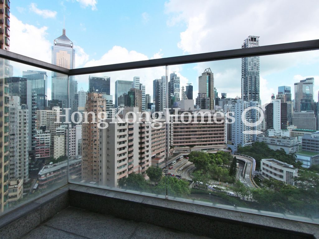 Balcony off Living and Dining Room — One Wanchai, Wan Chai