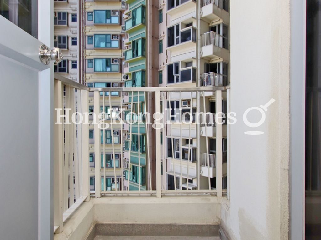 Balcony off Living and Dining Room — Grand Promenade - Tower 05, Quarry Bay
