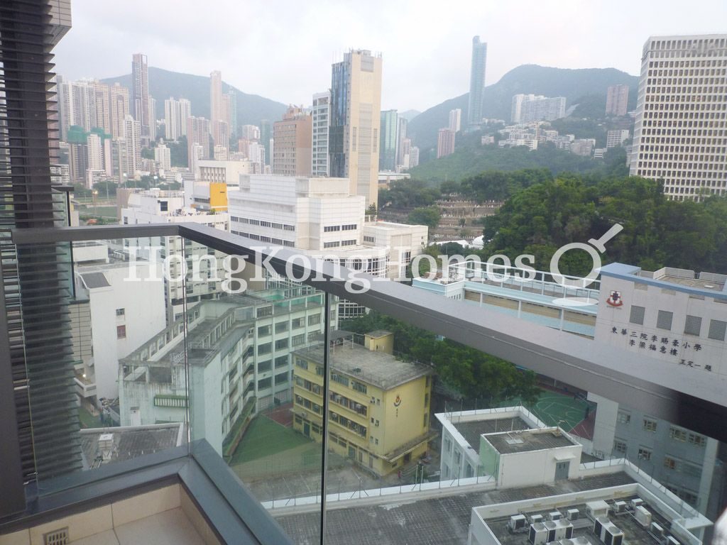 Balcony off Living Room — The Oakhill, Wan Chai