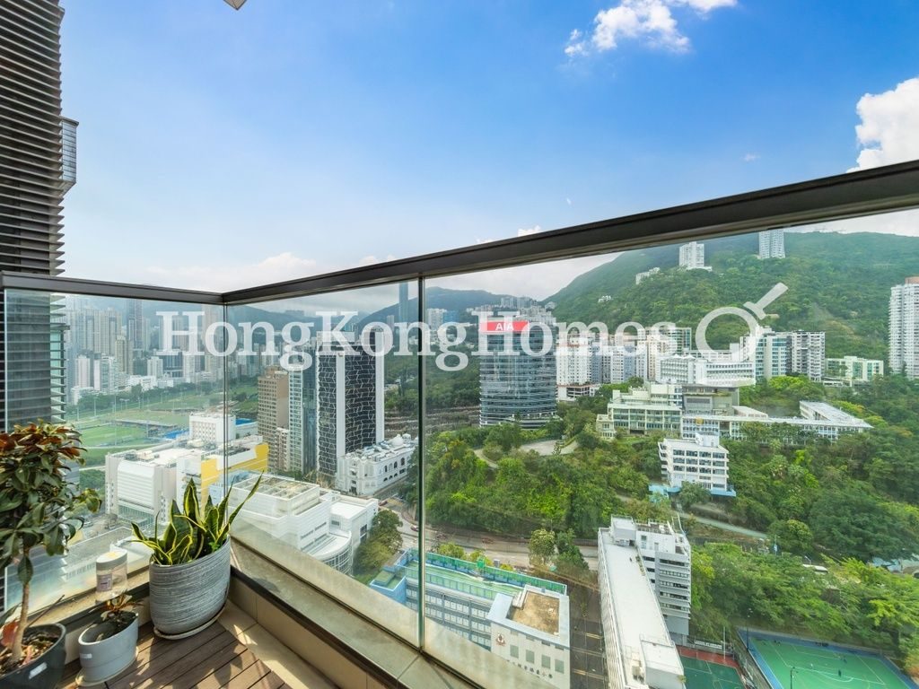 Balcony off Living and Dining Room — The Oakhill, Wan Chai