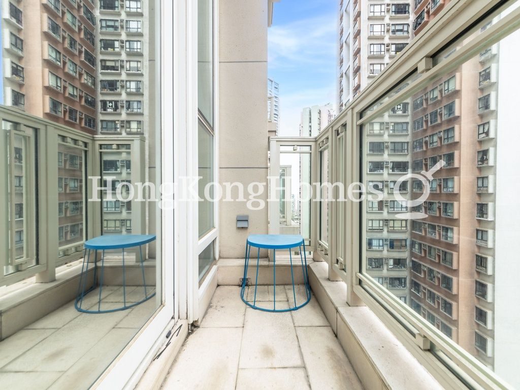 Balcony off Living and Dining Room — The Morgan, Mid-levels West