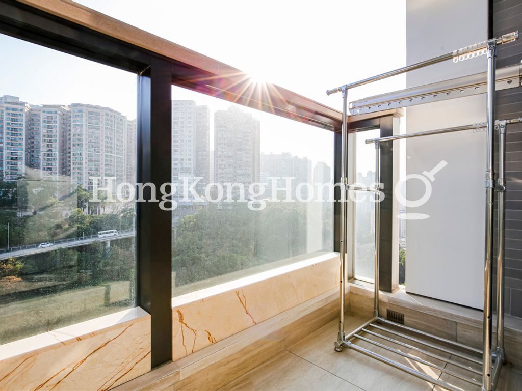 Balcony off Living and Dining Room — Fleur Pavilia, North Point