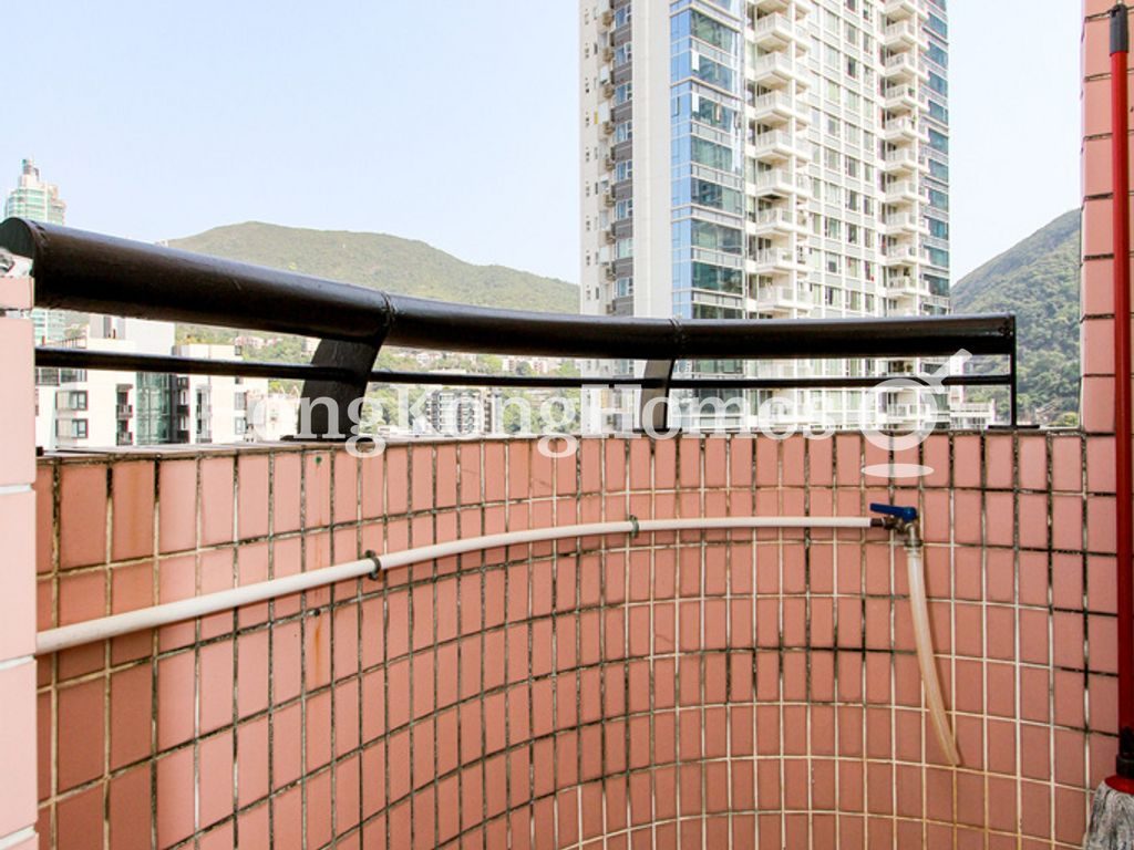Balcony off guest bathroom — Village Garden, Happy Valley