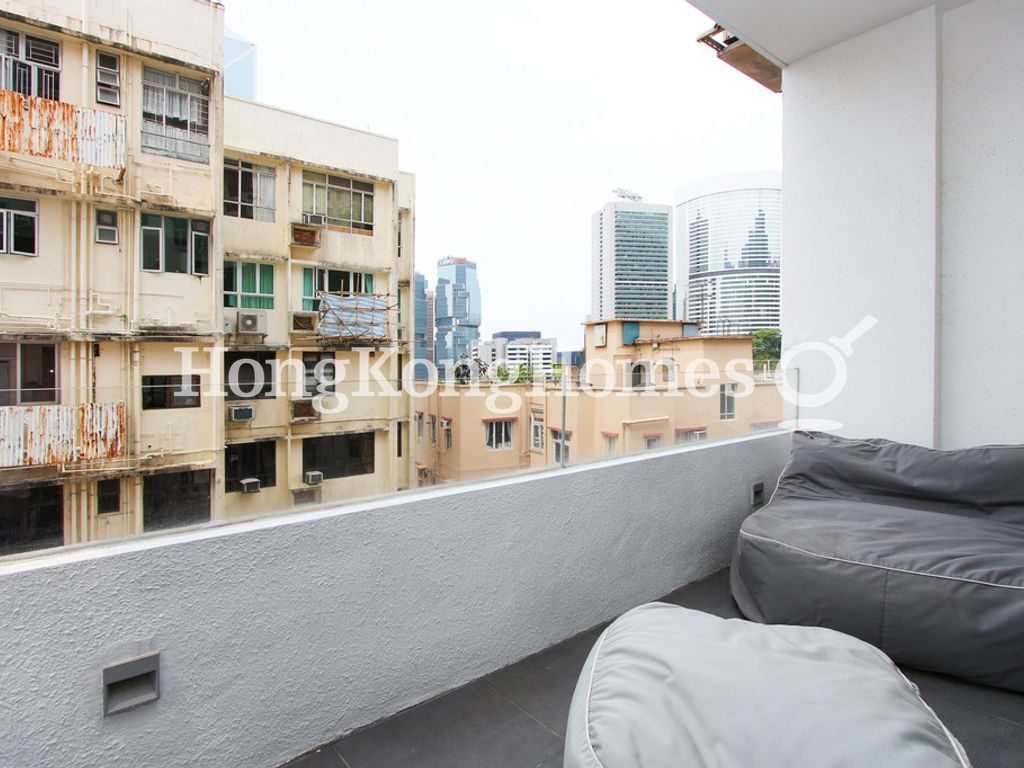 Balcony off Living and Dining Room — Seaview Mansions, Mid-levels Central