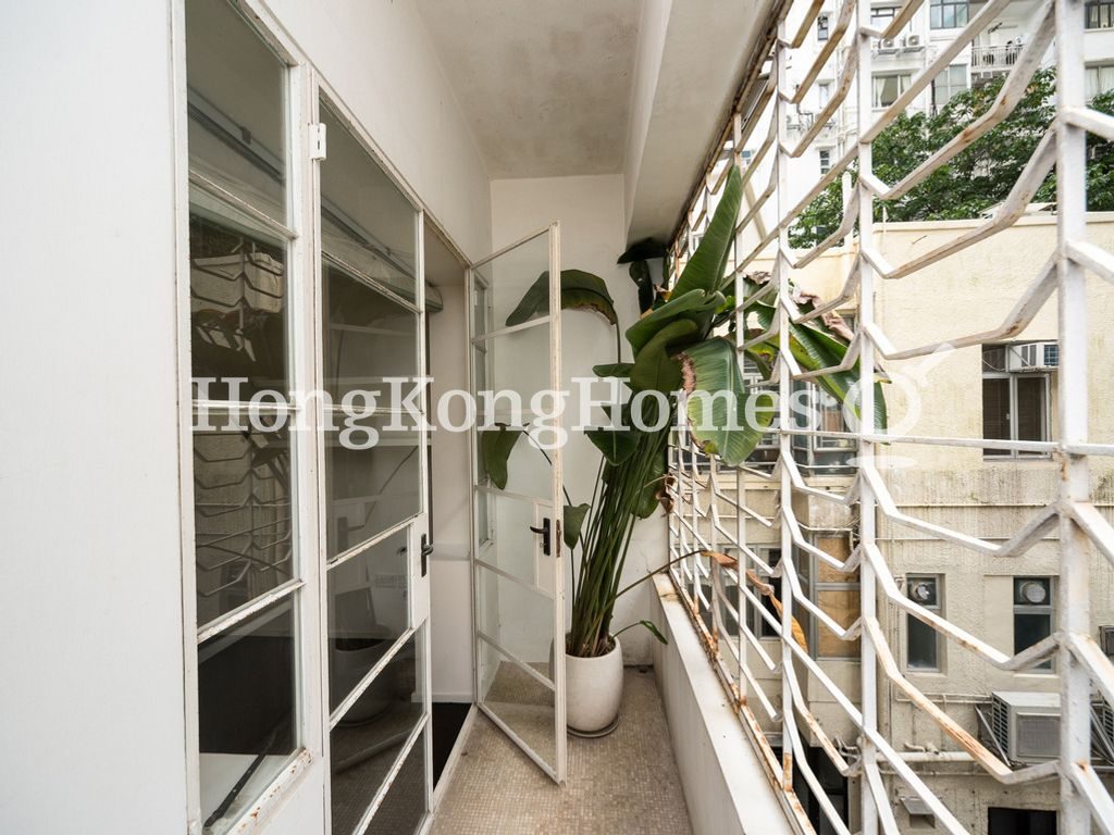 Balcony off Second Ensuite Bedroom — Morning Light Apartments, Mid-levels Central