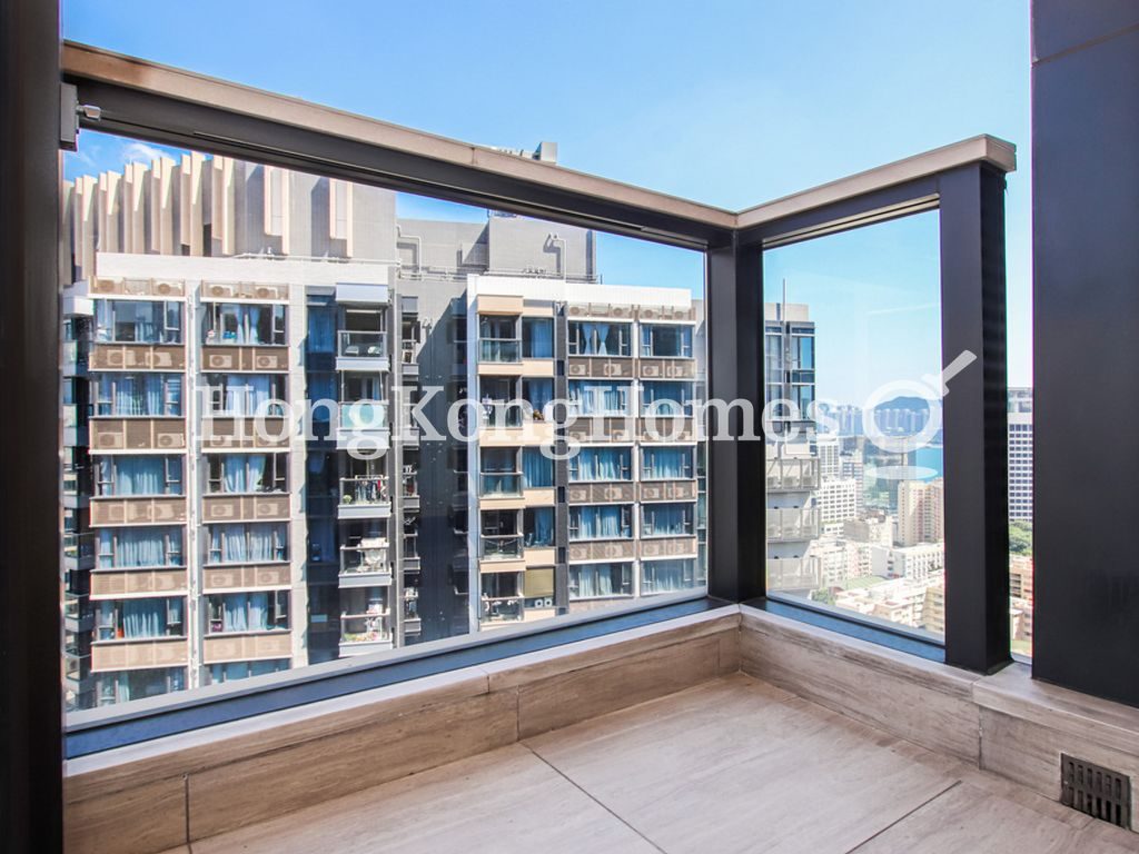 Balcony off Living and Dining Room — Fleur Pavilia, North Point