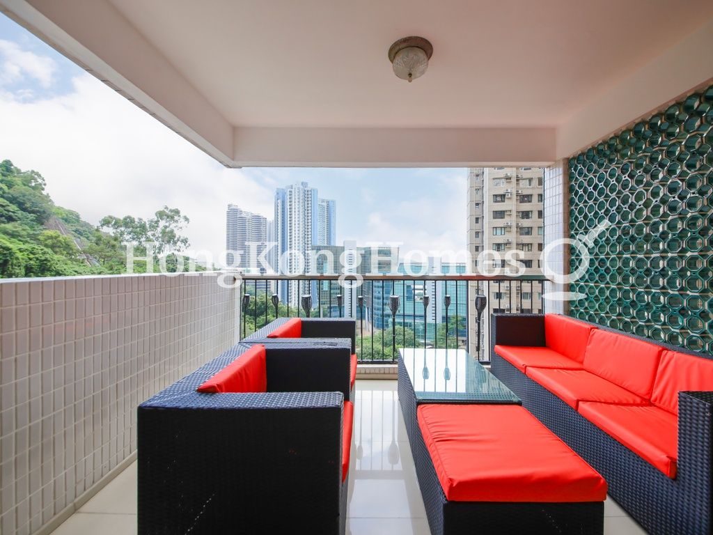 Balcony off Living and Dining Room — Baguio Villa - Block 42, Pokfulam