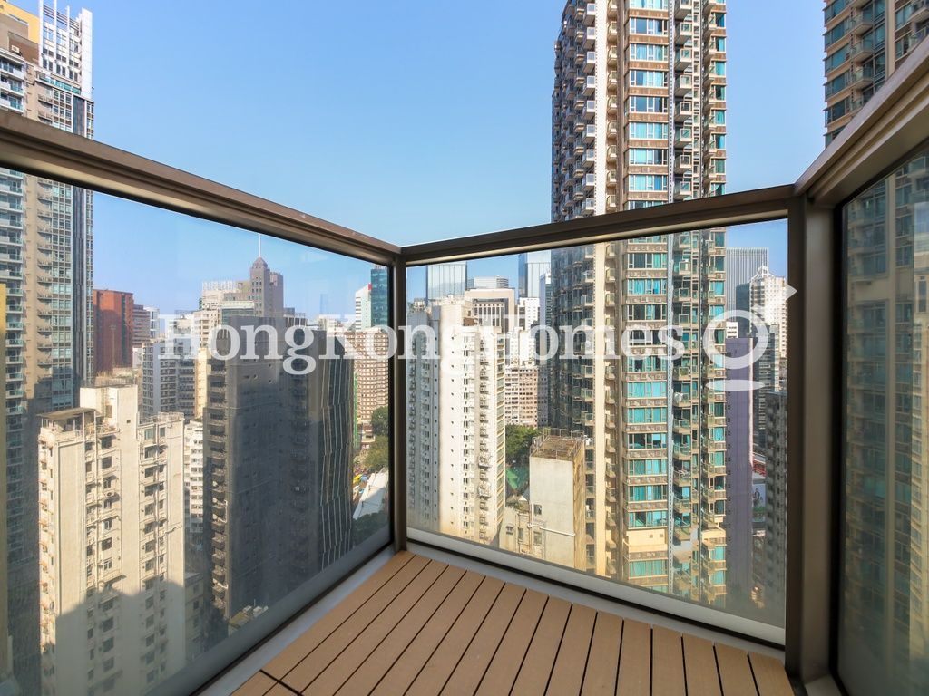 Balcony off Living and Dining Room — The Avenue - Phase 2 - Tower 2, Wan Chai
