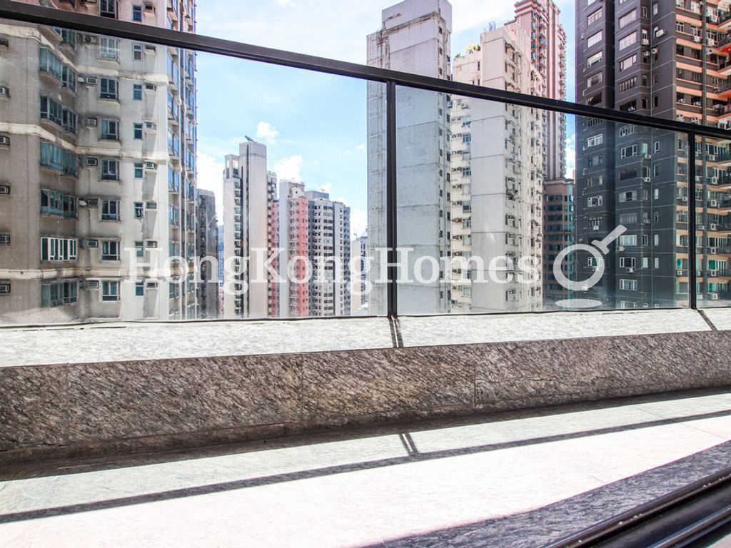 Balcony off Living and Dining Room — Azura, Mid-levels West