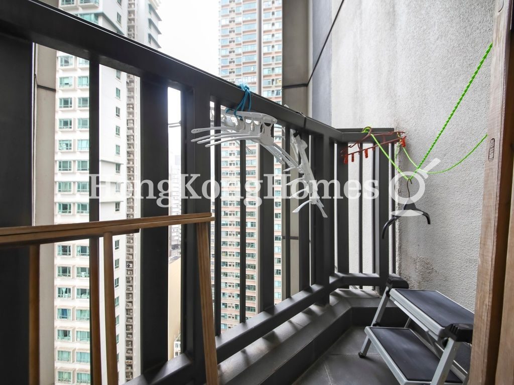 Balcony off Maid's Room — Azura, Mid-levels West