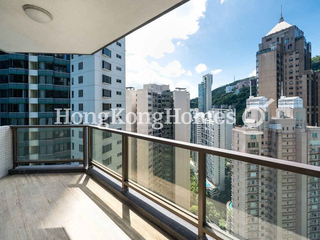 Balcony off Living and Dining Room — Tregunter Tower 2, Mid-levels Central