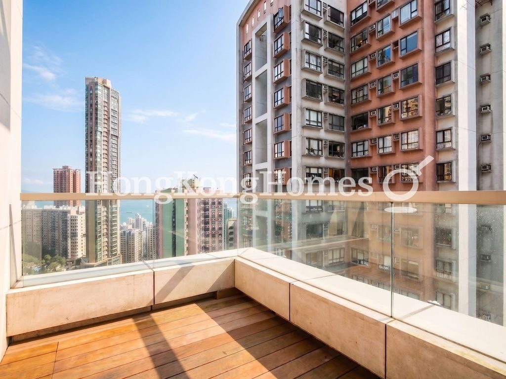 Private Terrace off Living & Dining Room — The Morgan, Mid-levels West