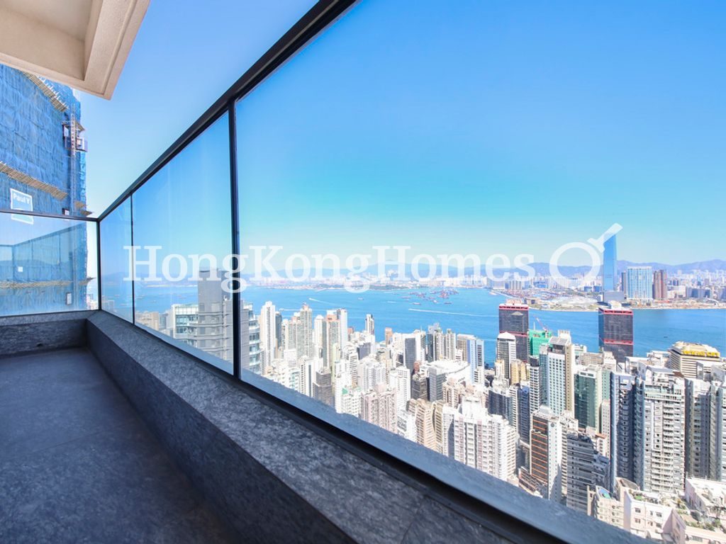 Balcony off Living and Dining Room — Azura, Mid-levels West
