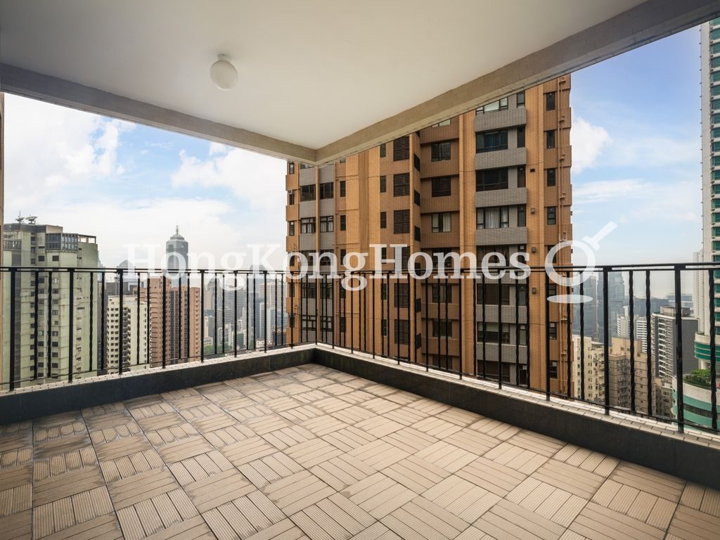 Balcony off Living and Dining Room — Grenville House, Mid-levels Central