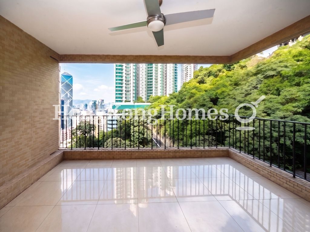 Balcony off Living Room — Grenville House, Mid-levels Central