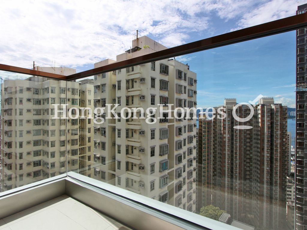 Balcony off the Studio — 63 Pokfulam - Tower 01 (Amber House), Sai Ying Pun