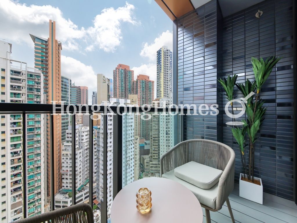 Balcony off Living and Dining Room — The Queens, Sai Ying Pun