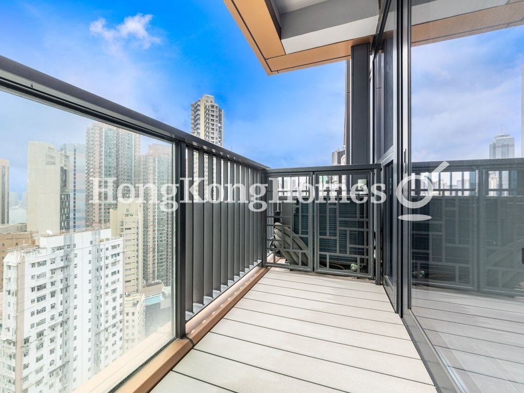 Balcony off Living and Dining Room — The Queens, Sai Ying Pun