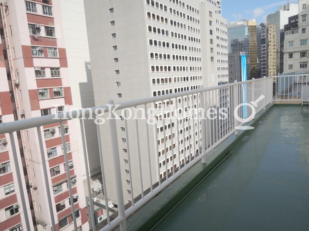 Balcony off Living & Dining Rm — Great George Building, Causeway Bay
