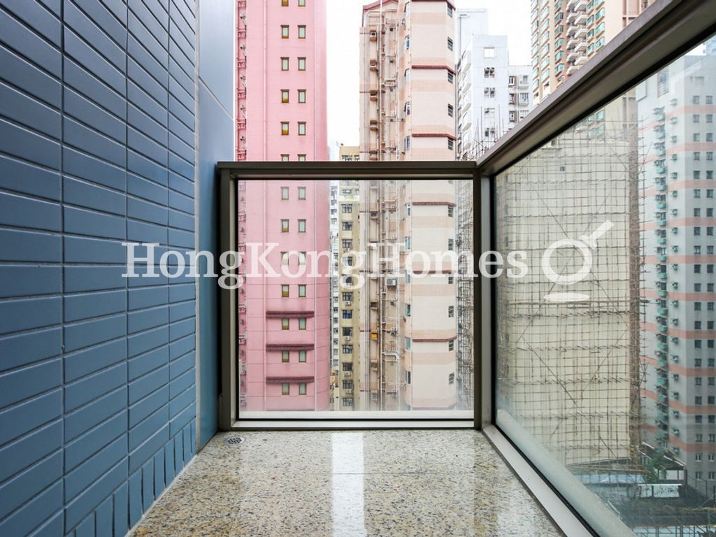 Balcony off Living and Dining Room — The Avenue - Phase 2 - Tower 3, Wan Chai