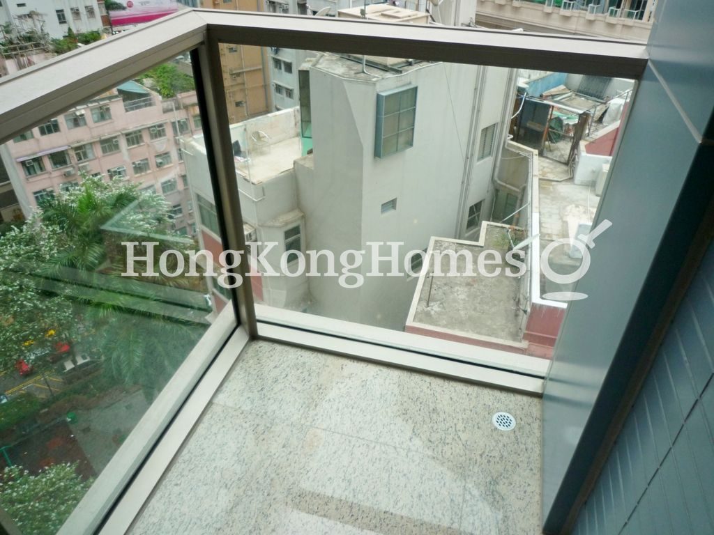 Balcony off Living and Dining Room — The Avenue - Phase 1 - Tower 5, Wan Chai