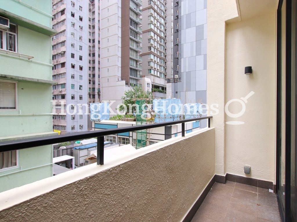 Balcony off Living and Dining Room — Moon Street, 11, Wan Chai