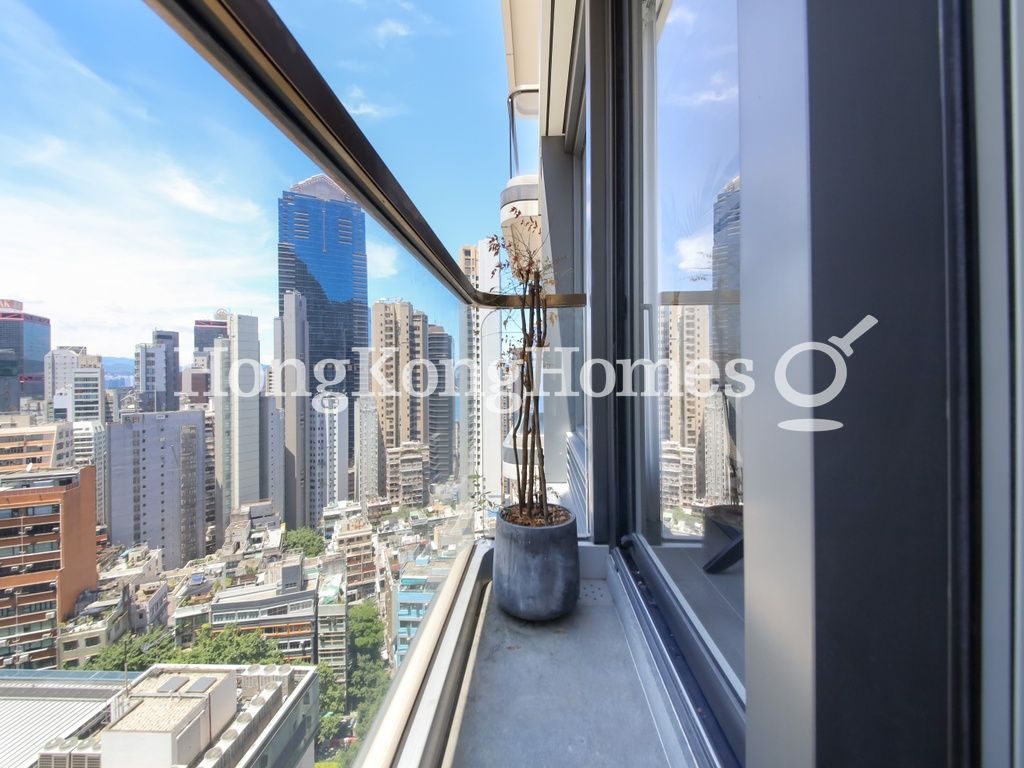 Balcony off Living and Dining Room — 28 Aberdeen St., Central