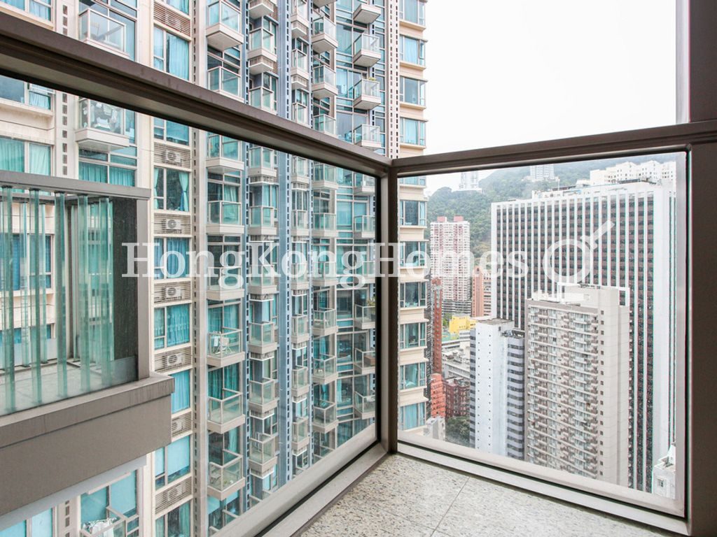 Balcony off Living and Dining Room — The Avenue - Phase 2 - Tower 1, Wan Chai