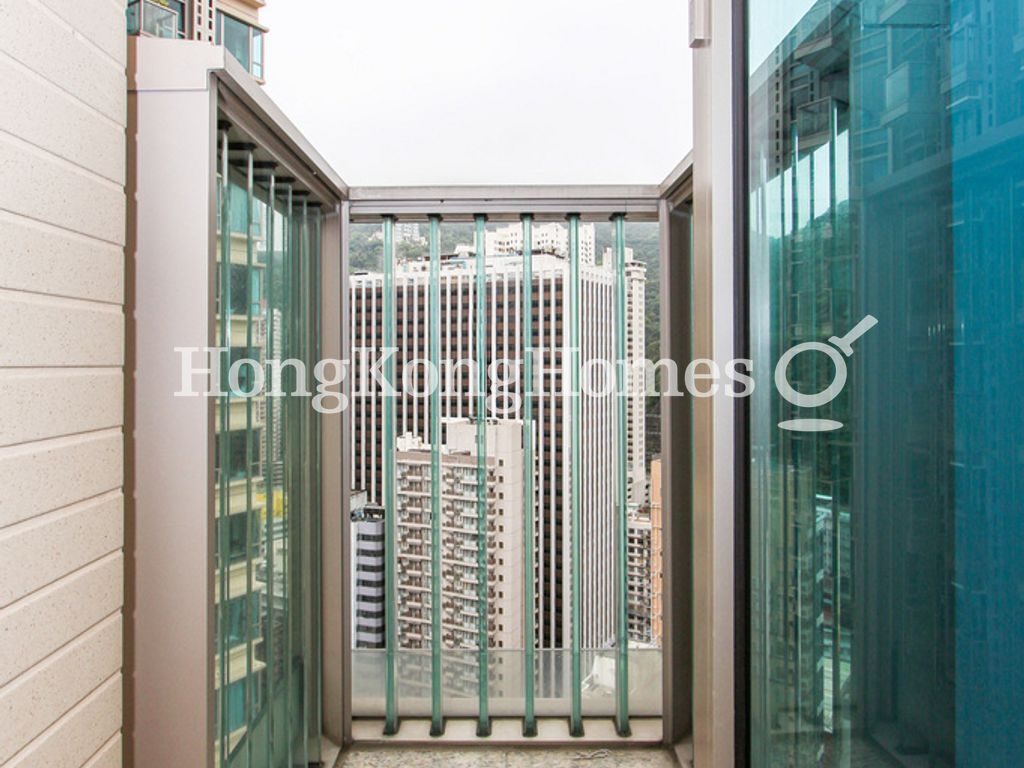 Balcony off Master Bedroom — The Avenue - Phase 2 - Tower 1, Wan Chai