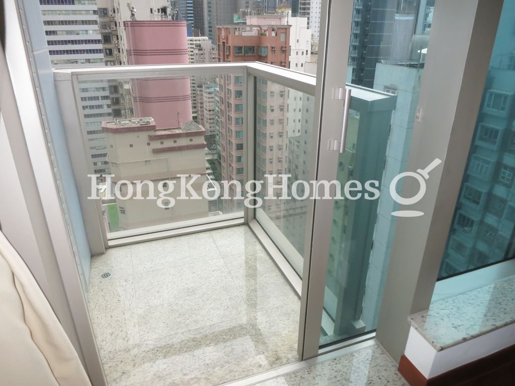 Balcony off Living and Dining Room — The Avenue - Phase 1 - Tower 5, Wan Chai