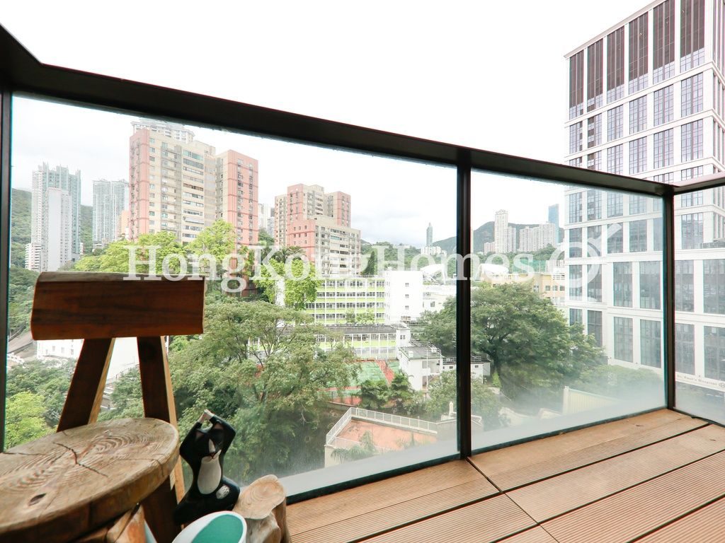 Balcony off Living and Dining Room — yoo Residence, Causeway Bay