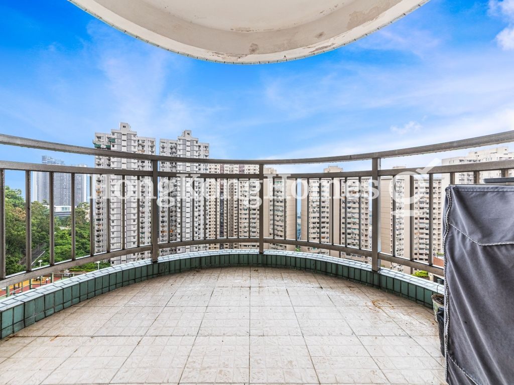 Balcony off Living and Dining Room — Baguio Villa - Block 23, Pokfulam