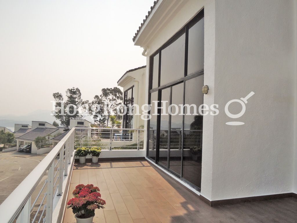 Private Terrace off Liv/Din Rm — Floral Villas - House, Sai Kung