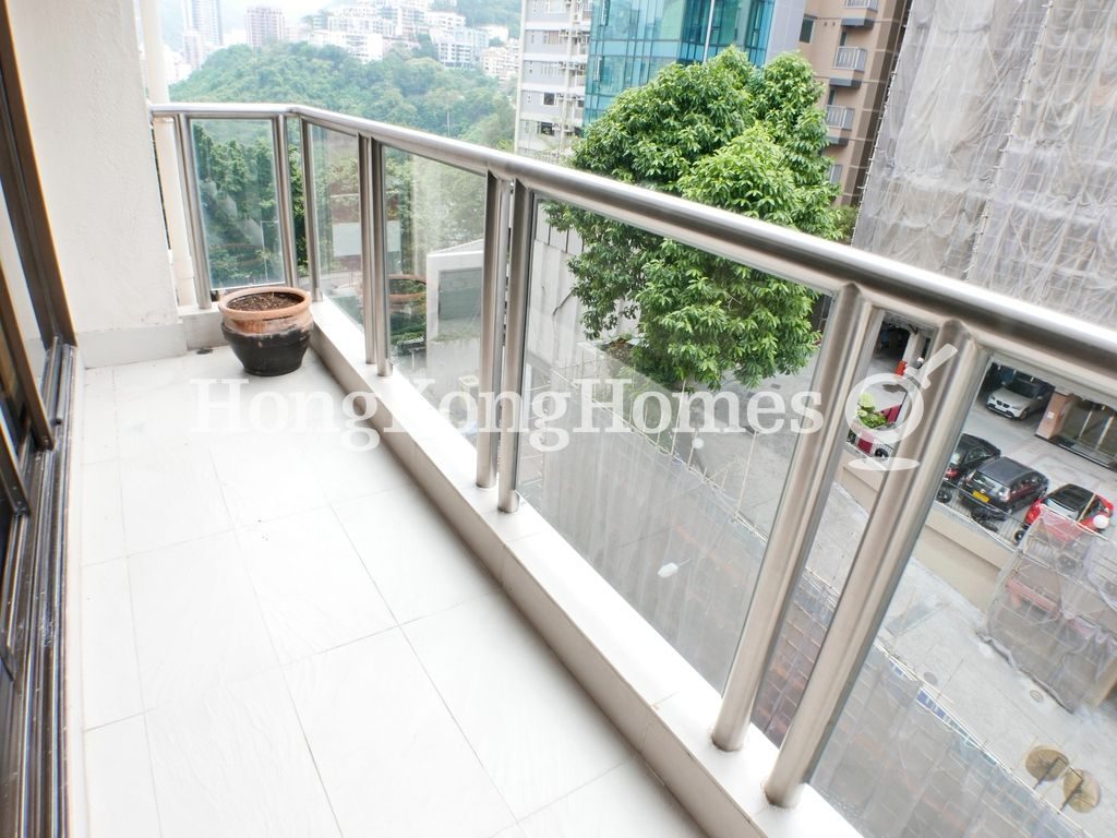 Balcony off Living and Dining Room — Golden Fair Mansion, Mid-levels East