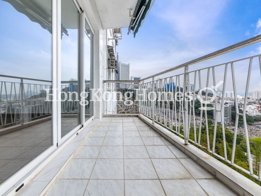 Balcony off Living and Dining Room — Four Winds, Pokfulam