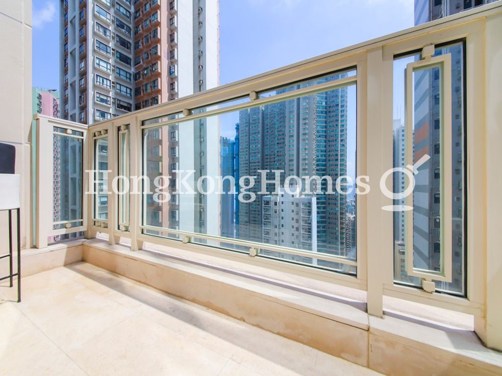 Balcony off Living and Dining Room — The Morgan, Mid-levels West