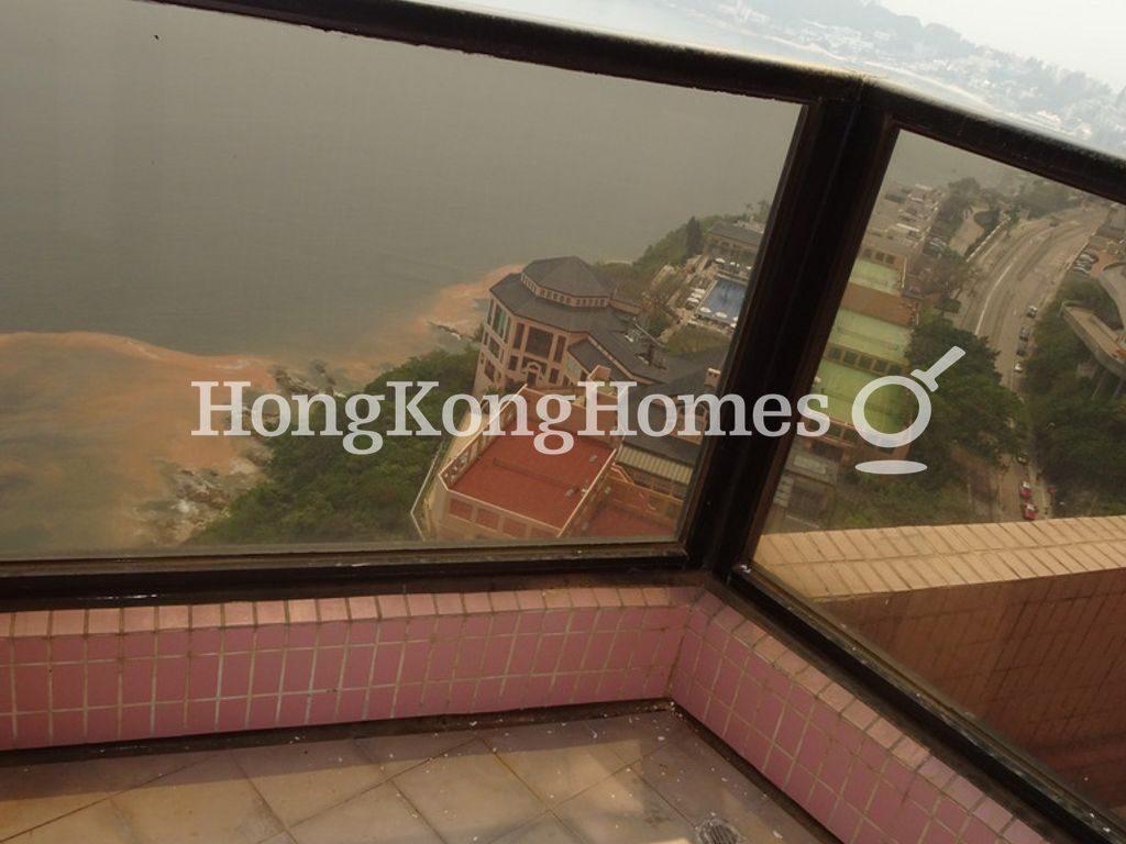 Balcony off Living and Dining Room — Pacific View - Block 03, Tai Tam