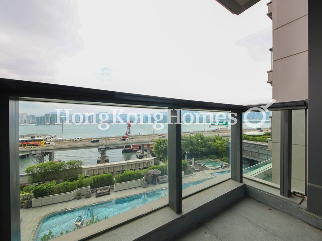 Balcony off Living and Dining Room — Victoria Harbour - Ph 1B - Tower 3, North Point