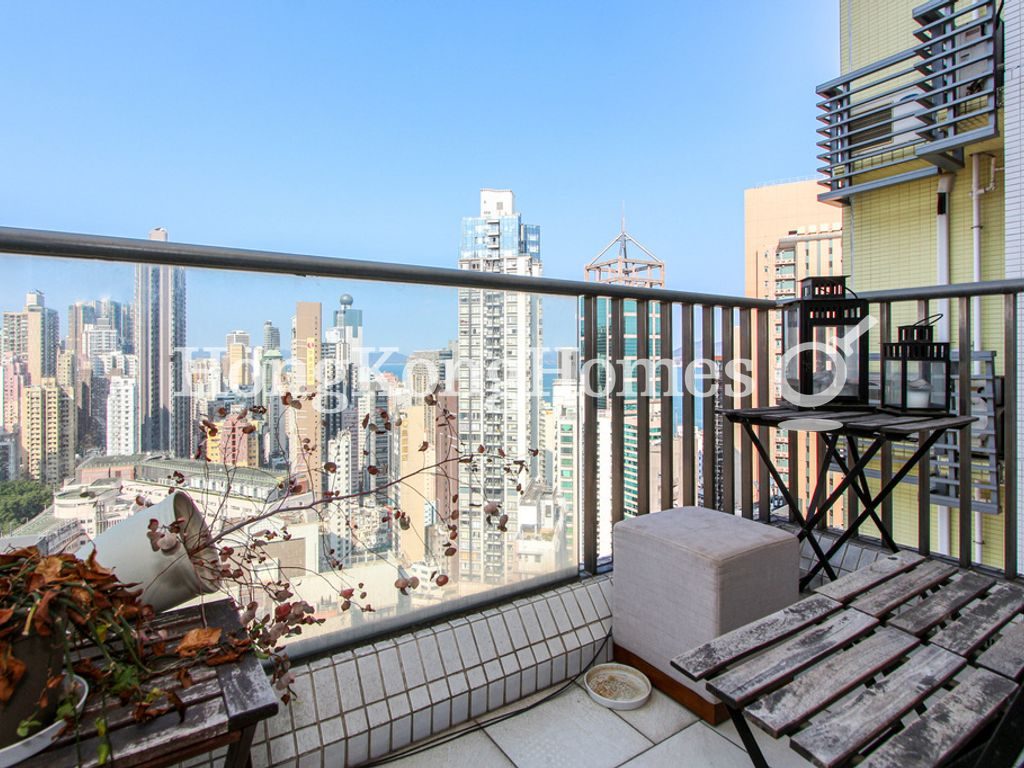 Balcony off living and dining Room — One Pacific Heights, Sheung Wan