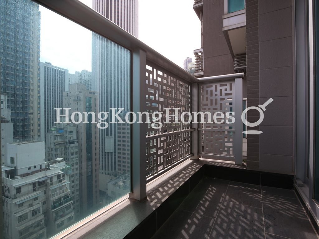 Balcony off the Bedroom — J Residence, Wan Chai