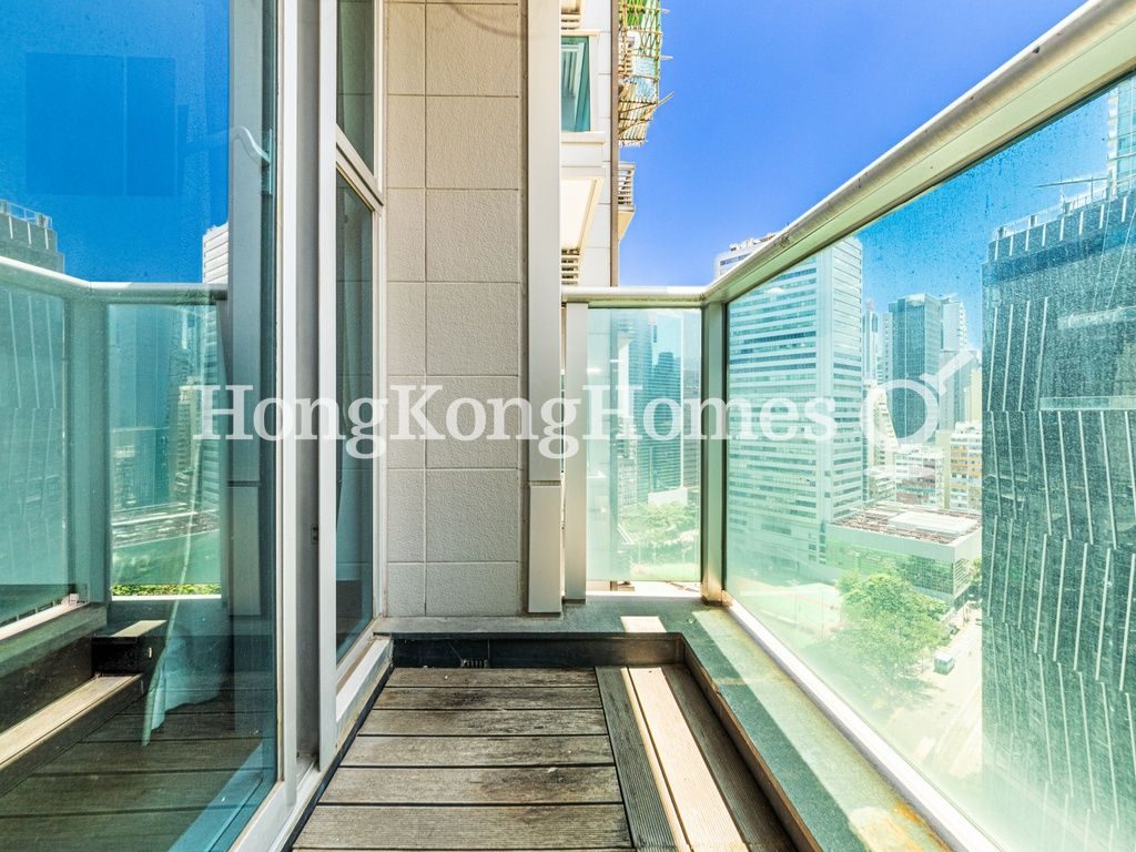 Balcony off Bedroom — J Residence, Wan Chai