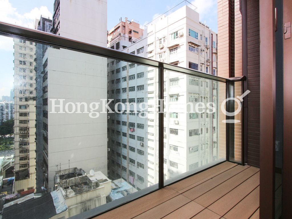 Balcony off Living and Dining Room — yoo Residence, Causeway Bay