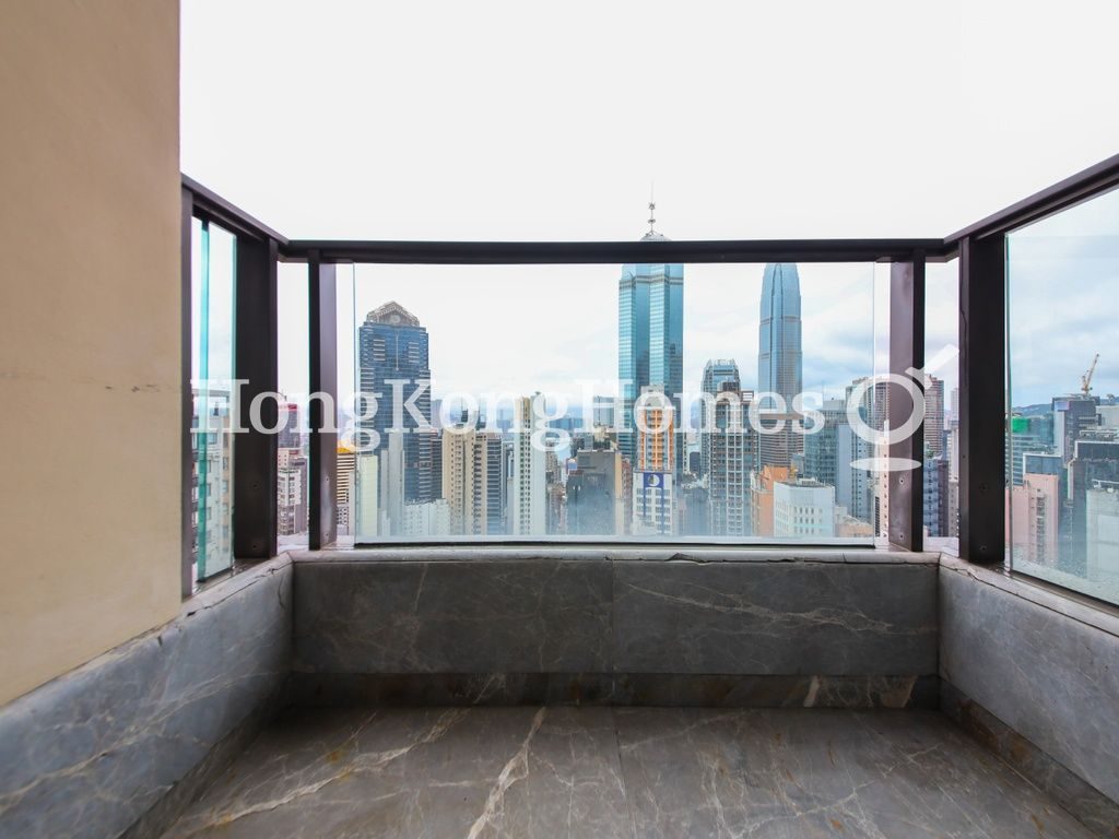 Balcony off Living and Dining Room — The Pierre, Mid-levels West